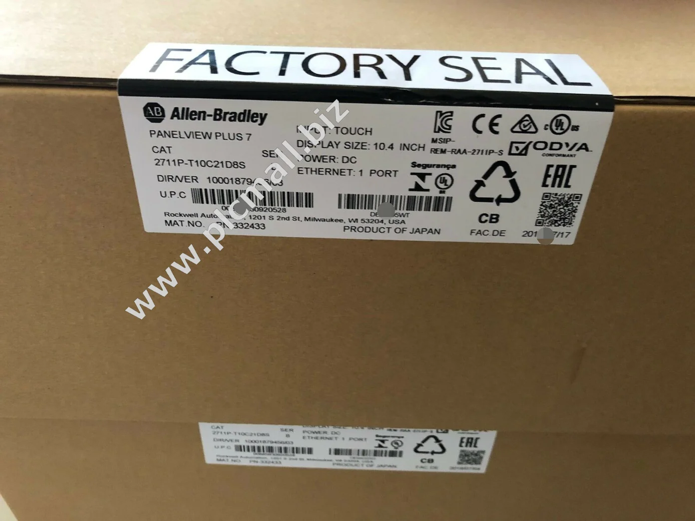 2711P-T10C21D8S Allen Bradley PanelView Plus 7 Standard 1000 Brand new Fast delivery