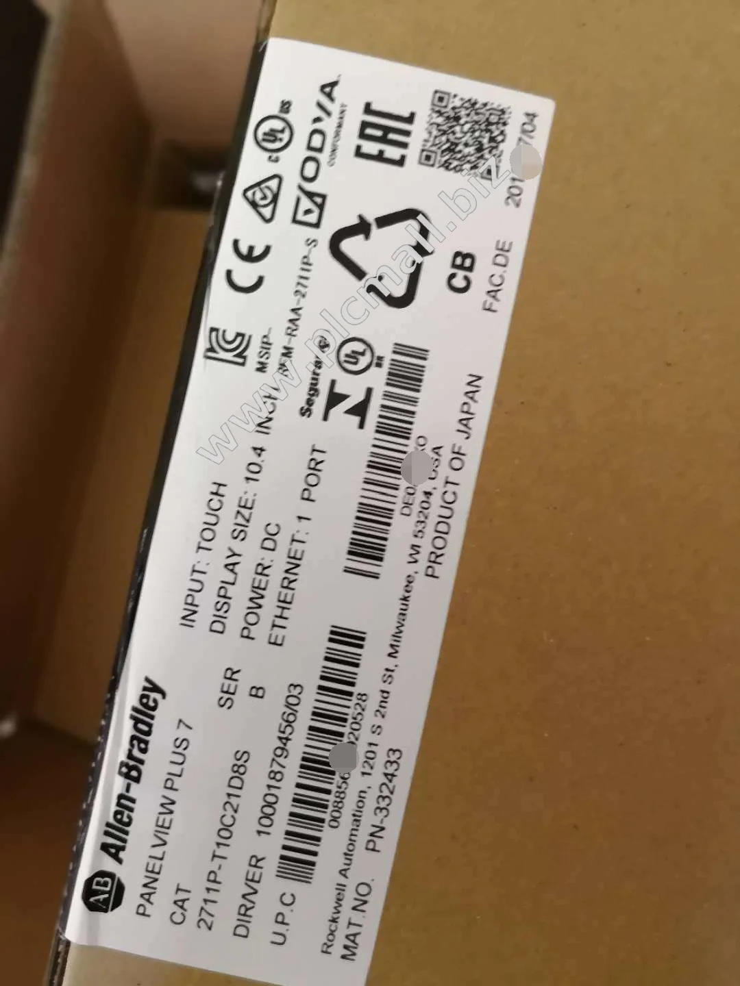 2711P-T10C21D8S Allen Bradley PanelView Plus 7 Standard 1000 Brand new Fast delivery